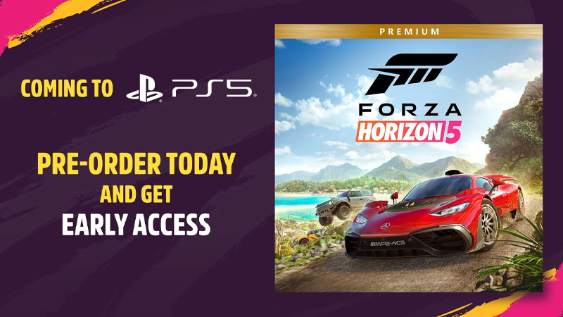 Forza Horizon 5 PS5 release date thumbnail