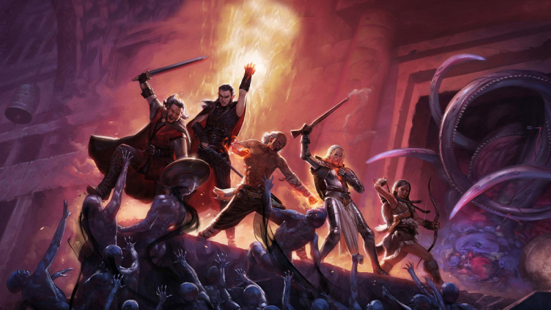 Pillars of Eternity artwork turn based combat